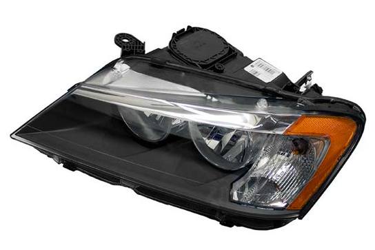 BMW Headlight Assembly - Driver Side (Halogen) 63117222025